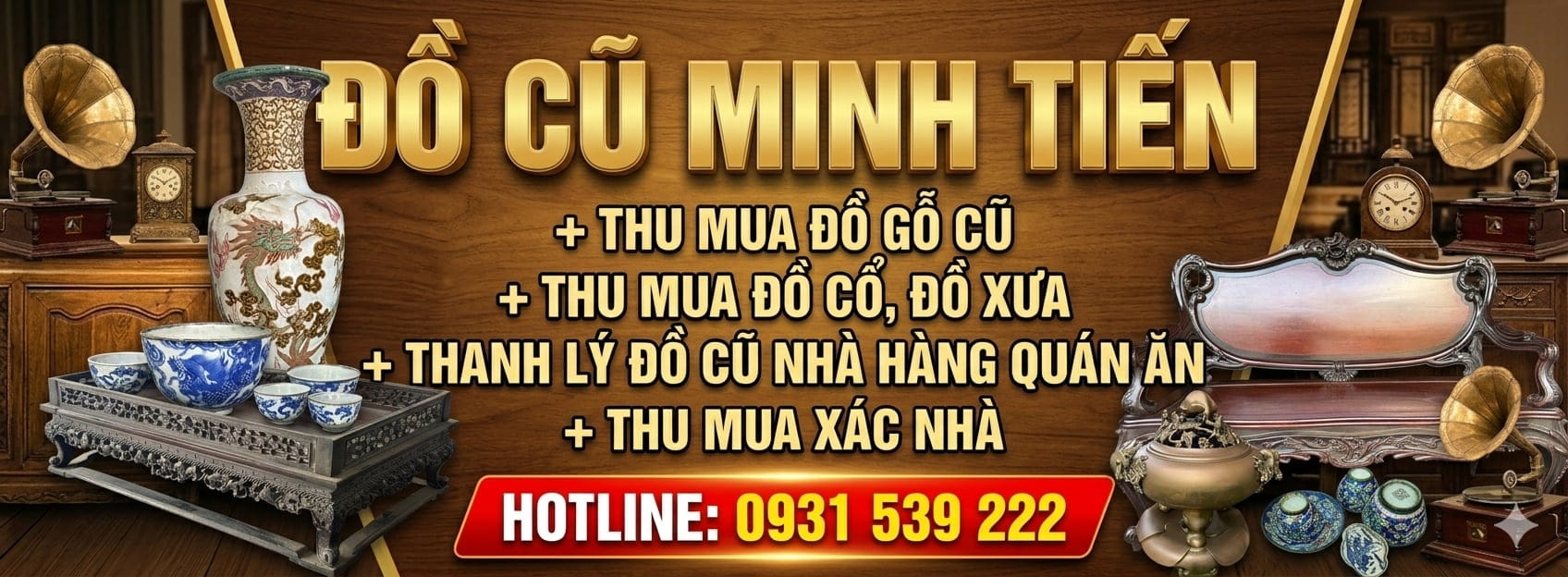 dịch vụ thu mua đồ cũ Minh Tiến Banner